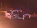 ДТП в Пятихатках - Mitsubishi Lancer врезался в столб