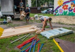 В Немышлянском районе готовятся открыть новую детскую площадку