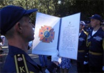На Мемориале Славы в Лесопарке маршировали будущие спасатели