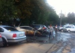 На Алексеевке подожгли автомобиль