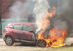 Еще одна иномарка горела в Харькове