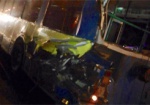 В Харькове грузовик врезался в троллейбус