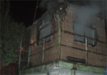 В Харькове во время пожара пострадал охранник предприятия