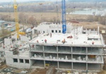 Возведение новой школы в Песочине. Уже зимой строители приступят к внутренним работам