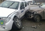 Машина ОБСЕ попала в ДТП на Окружной дороге
