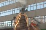 Утром в Харькове горел склад, выставленный на продажу