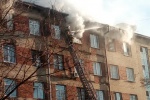 В Харькове горит шестиэтажка, один человек спасен, еще 25 - эвакуированы