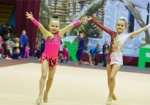 В Харькове соревнуются 500 юных гимнасток