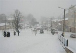 На выходных в Харькове – снегопад