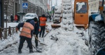 В Харькове с дорог вывезли еще три тысячи кубометров снега