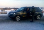 Харьковские гвардейцы в зоне АТО задержали «Range Rover» с боеприпасами