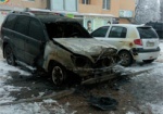 На Салтовке сгорел Lexus