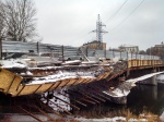 На харьковском «Горбатом мосту» обрушилась опалубка