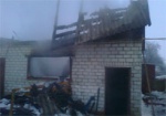 Под Харьковом сгорела хозпостройка с домашним скотом