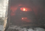 Крупный пожар в харьковском гараже: сгорели три иномарки, есть пострадавшие
