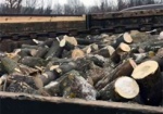 Под Харьковом остановили «ЗИЛ», незаконно перевозивший древесину