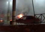 Возле ТРЦ на Салтовке горел Opel