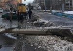 На Московском проспекте Audi снесла столб