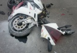 На Салтовке сбили мотоциклиста, он в больнице