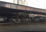 В Харькове на платной стоянке горели восемь машин
