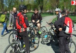 В Харькове прошла акция «На велосипеде на работу»