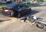 В аварии возле Салтовского шоссе пострадал мотоциклист