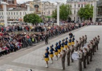 В Харькове прошел парад оркестров, приуроченный ко Дню победы над нацизмом во Второй мировой
