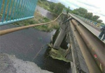 Под Харьковом обрушилась часть моста