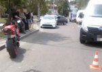 В аварии на Шевченко пострадал мотоциклист