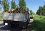 Харьковские полицейские задержали еще один грузовик с древесиной