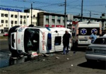 На Московском проспекте перевернулась «скорая»: 6 пострадавших