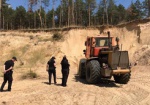 В Харькове патрульные обнаружили незаконную добычу песка