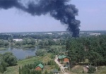 Пожар на складах под Харьковом тушили всю ночь