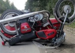 На Харьковщине разбился мотоциклист