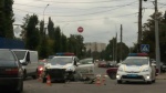 В Харькове очередной «Prius» патрульных попал в аварию