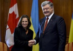 Порошенко обсудил в Канаде введение миротворцев ООН на Донбасс