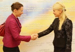 Глава области Юлия Светличная провела встречу с послом Франции в Украине Изабель Дюмон