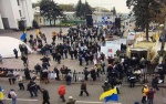 На вече возле Рады собрались 400 человек - МВД