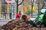 Харьковские коммунальщики отчитались, как убирают опавшую листву