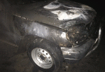 Ночью в Харькове сгорел автомобиль