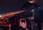 В Харькове горел трехэтажный жилой дом
