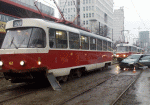 В Харькове иномарка врезалась в трамвай